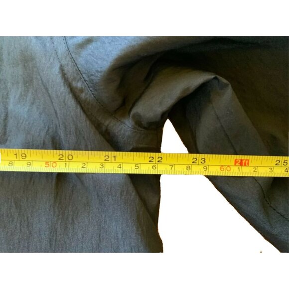 Hunter Green Long Raincoat With Concealed Button Closure & Pockets - Picture 9 of 9